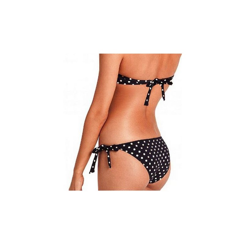 Bikini Negro con puntos blancos
