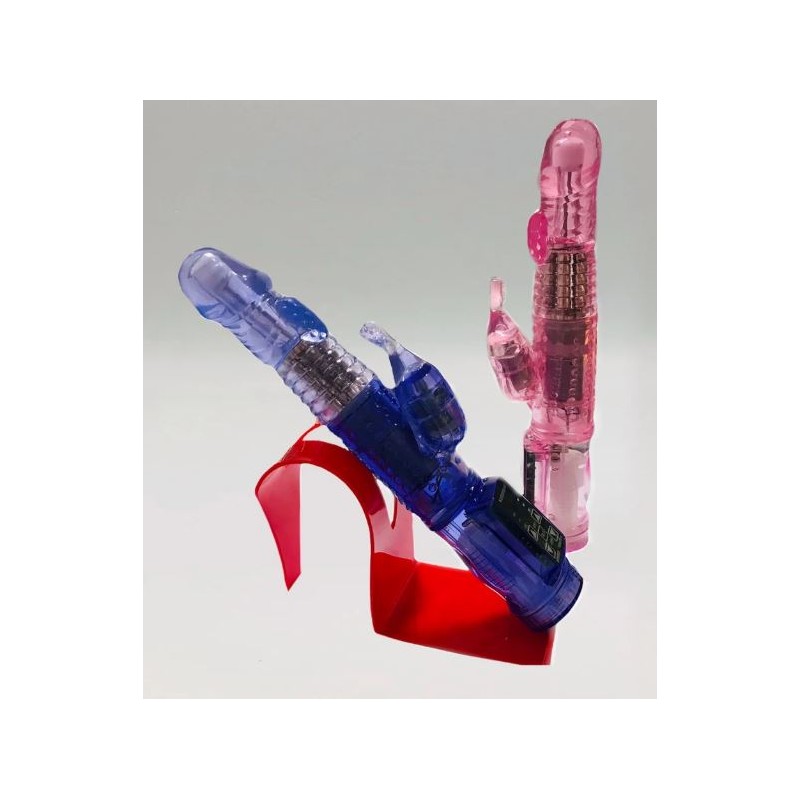 Vibrador estimulador con movimiento