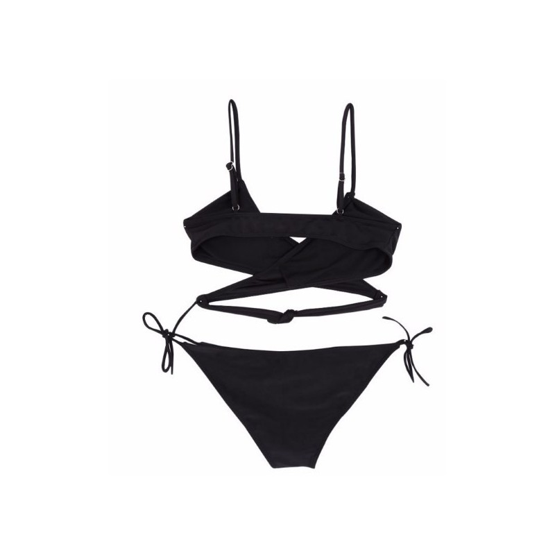 Bikini cruzado color negro