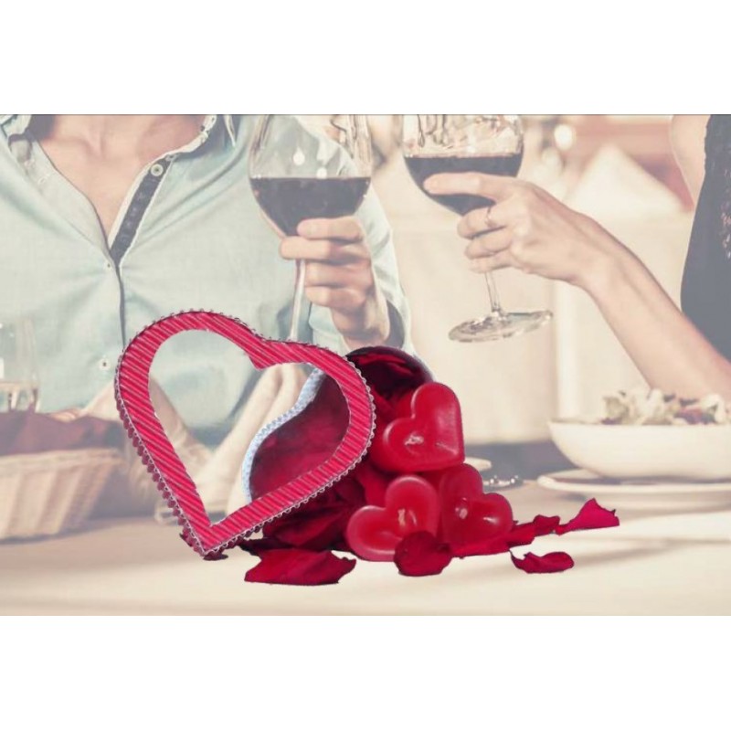 3 Velas + 100 Gr de petalos que no se marchitan