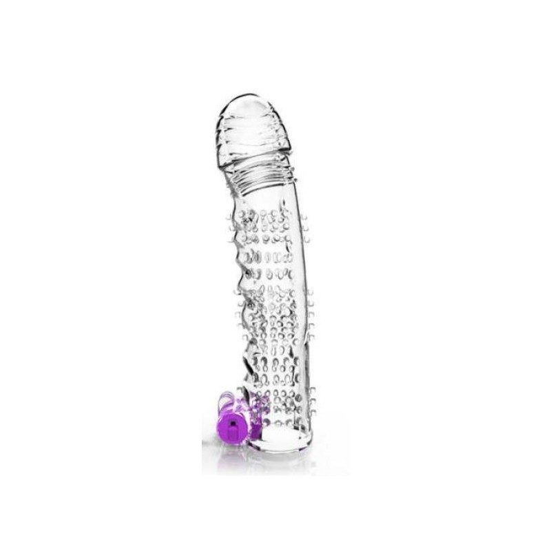 Funda extensora para el pene con vibración