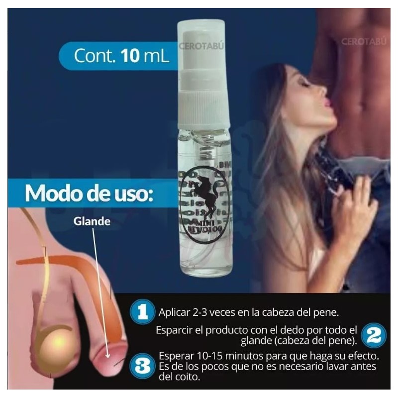 Retardante Masculino Stud 100 Spray 3 Retardante Masculino Stud 100 Spray