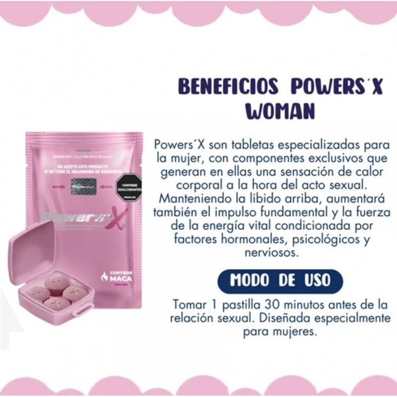 Pastillas Potenciadoras Femeninas Power Sex 3 Pastillas Potenciadoras Femeninas Power Sex