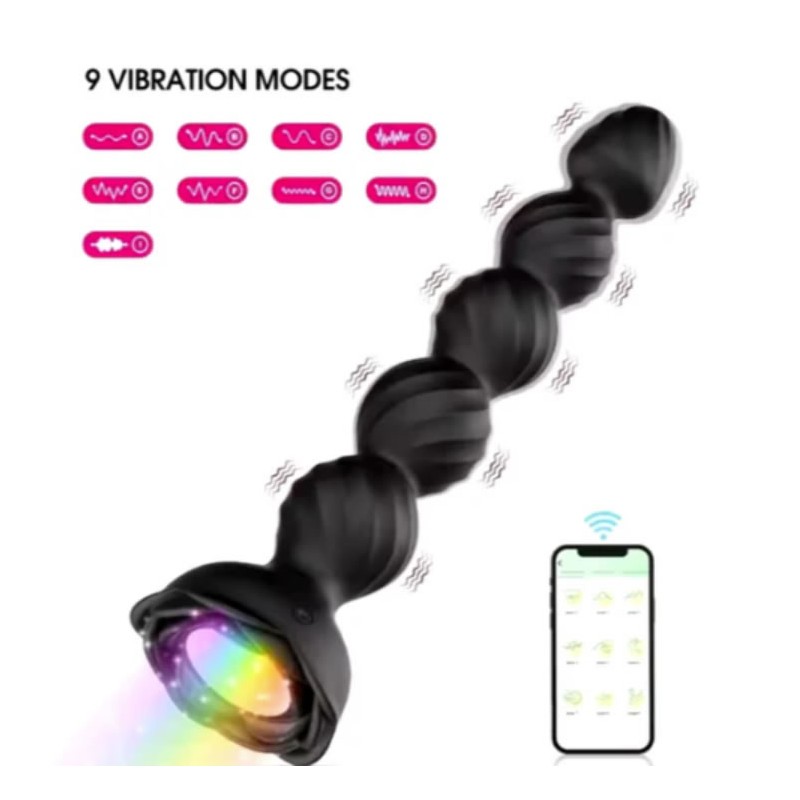 Plug Anal Rose Beads APP