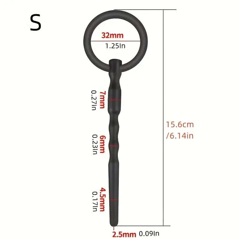 Dilatador de uretra de silicona suave