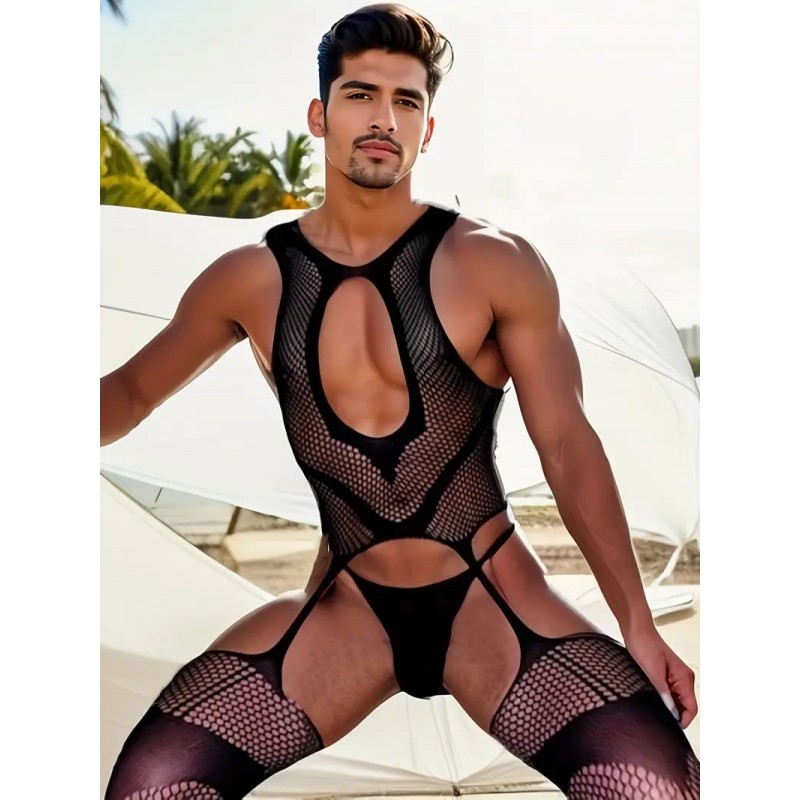 Malla Masculina Cuerpo Completo para Atrevidos Sin Filtro