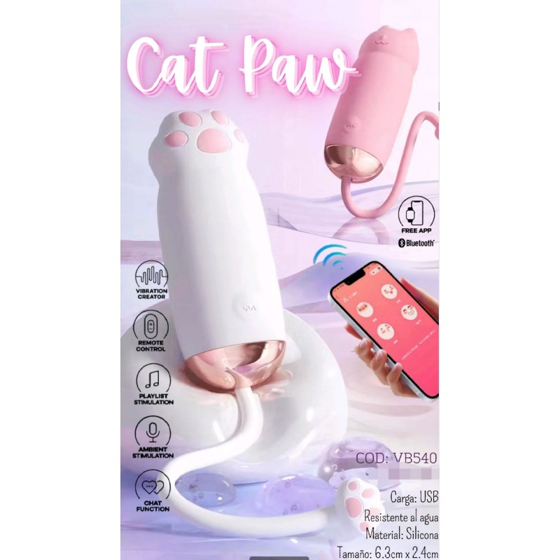 Vibrador cat paw app