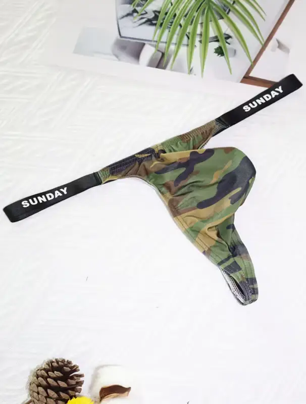 Tanga Masculina Camuflada "Army Force" con Copa Ergonómica y Pretina Elástica 4 Tanga masculina camuflada militar con copa ergonomica y pretina elastica en Tentación Tienda